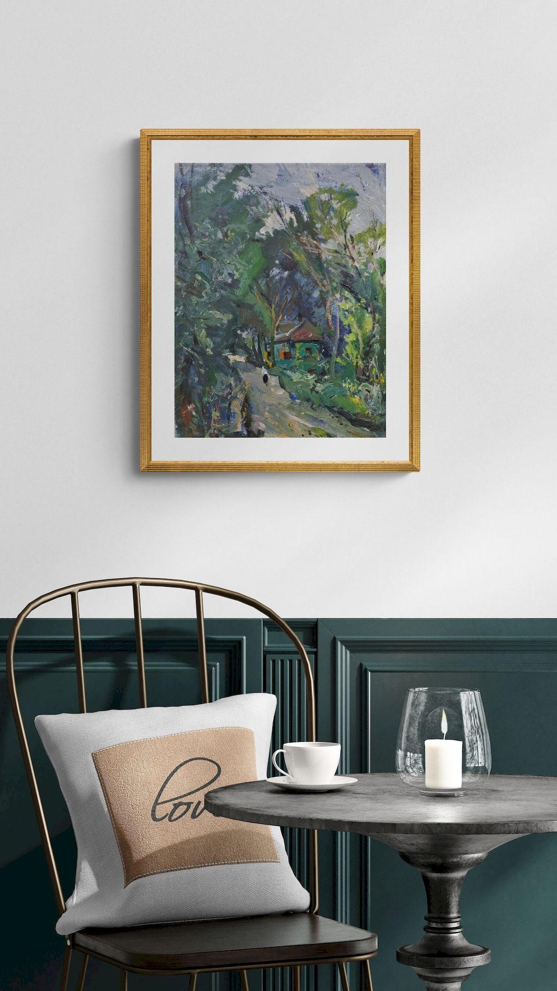 Erlih Volodymyr (Ukrainian artist), "Old street", oil on canvas - 2