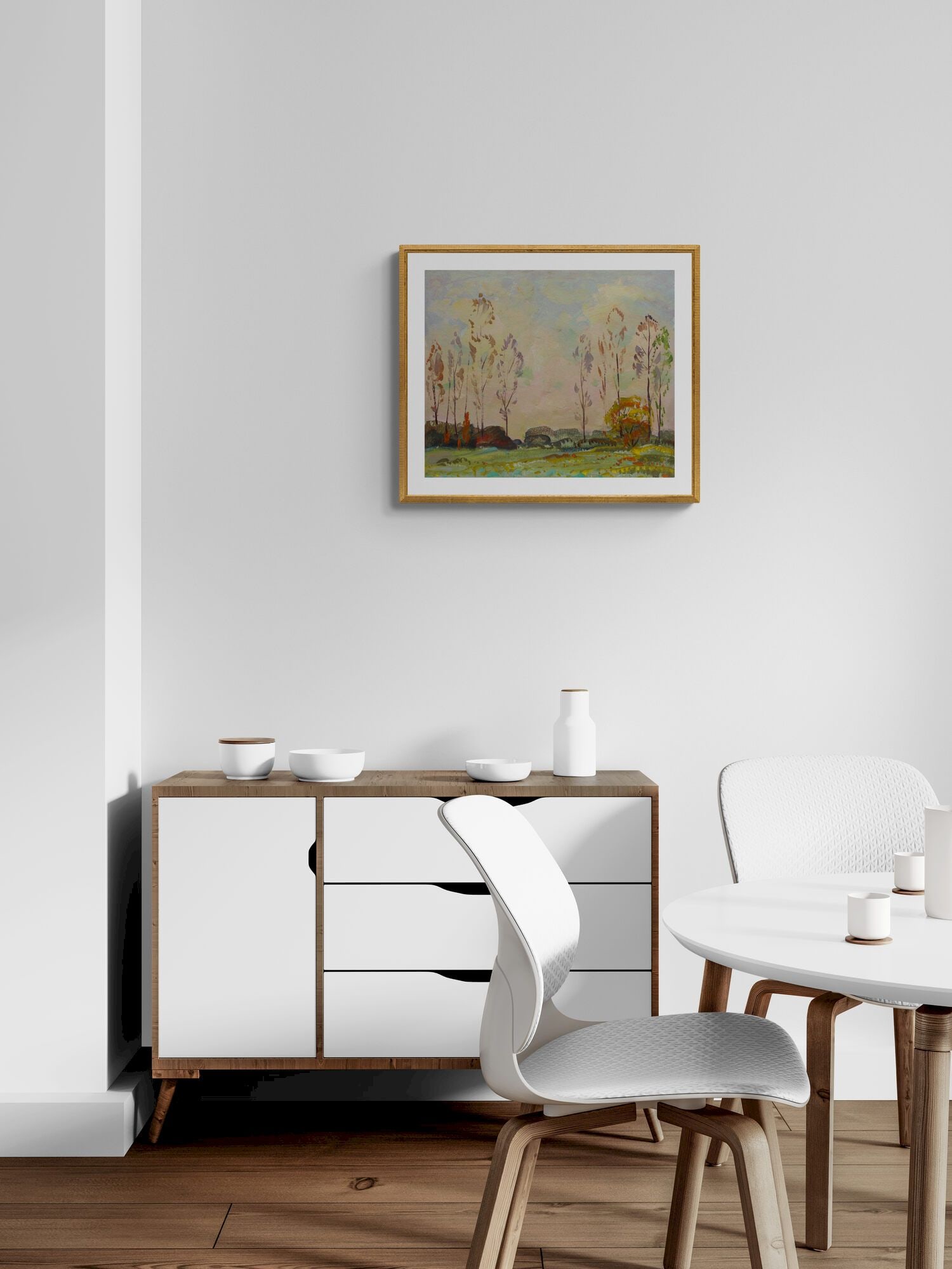 Tyukha Ivan (Ukrainian artist), "Spring", oil on cardboard - 2