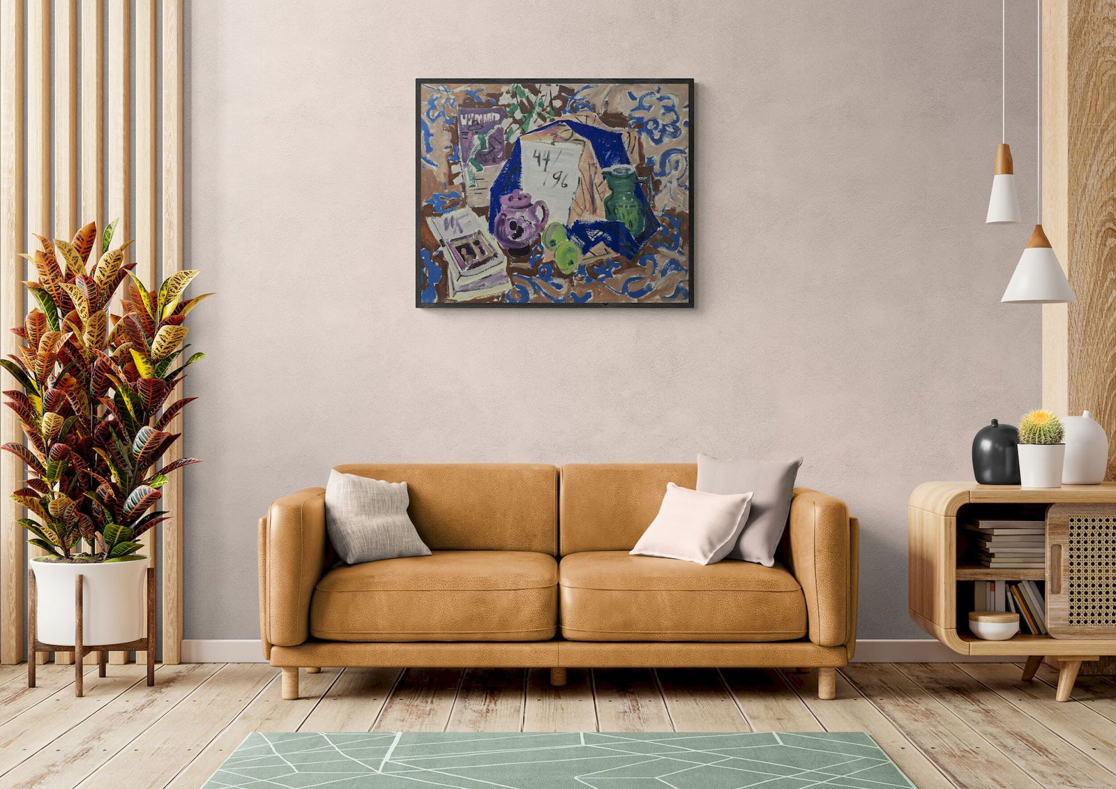 Zvezdov Yevhen (Ukrainian artist), "44/96", oil on cardboard - 2