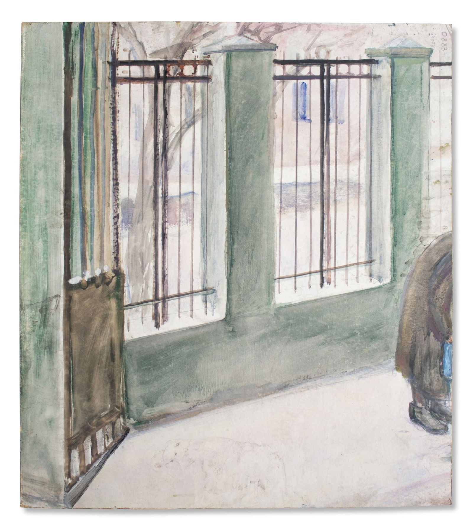 Makatukha Vasyl (Ukrainian artist), "Vase", watercolor on paper - 4