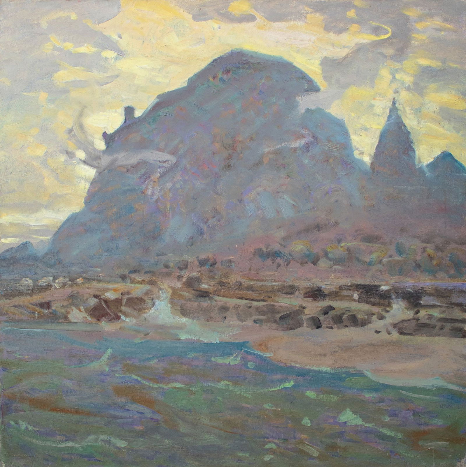 Tyukha Ivan (Ukrainian artist), "Seaside", oil on canvas (1 of 4)