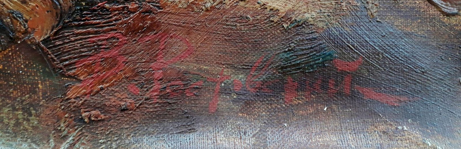 Rostovsky (Ukrainian artist), "Evening on the beach", oil on canvas - 3