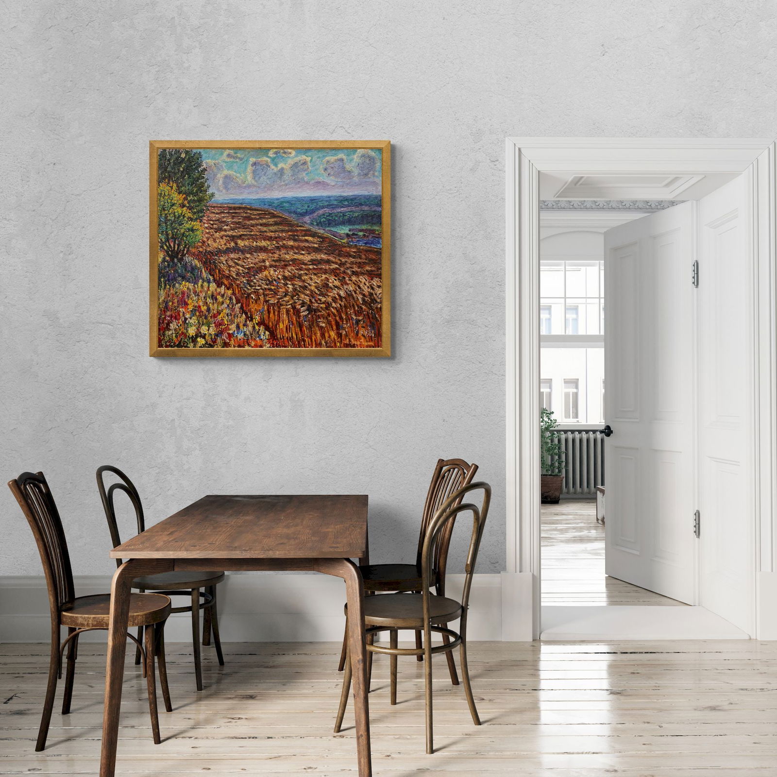 Litvinov Oleksiy (Ukrainian artist), "Kyiv land", oil on canvas - 2