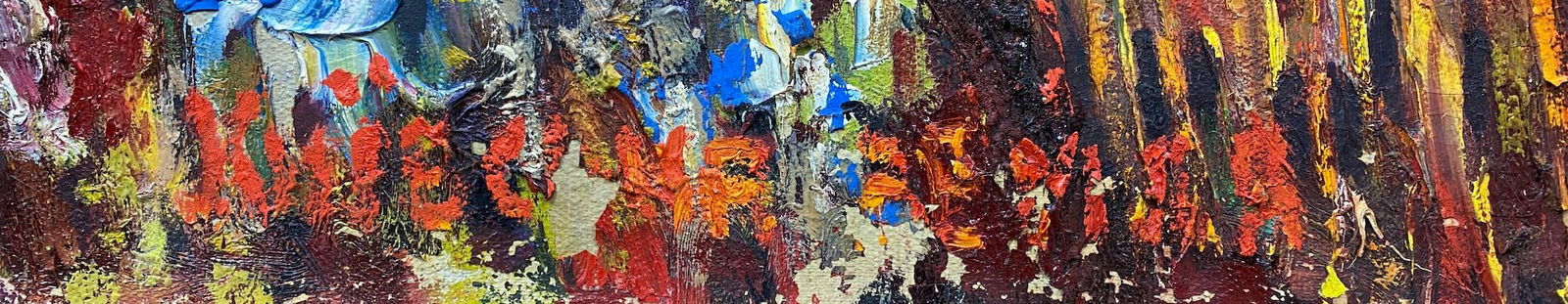 Litvinov Oleksiy (Ukrainian artist), "Kyiv land", oil on canvas - 4