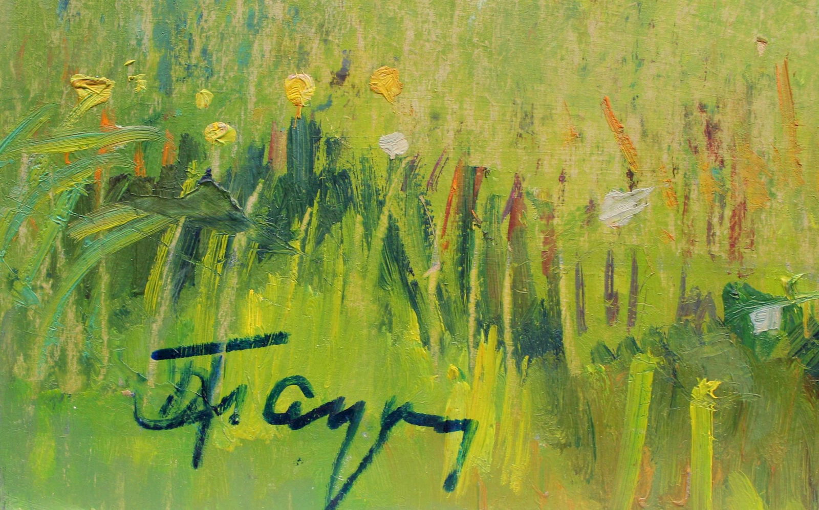 Hantman Moses (Ukrainian artist), "Sunset", oil on cardboard - 3