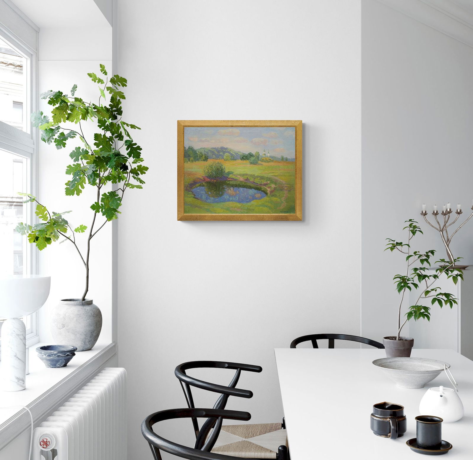 Zorko Yuri (Ukrainian artist), "At the lake", oil on canvas - 2