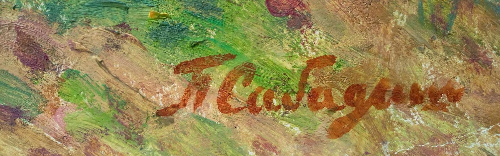 Sabadish Petro (Ukrainian artist), "Bear mountain, Gurzuf", oil on cardboard - 2