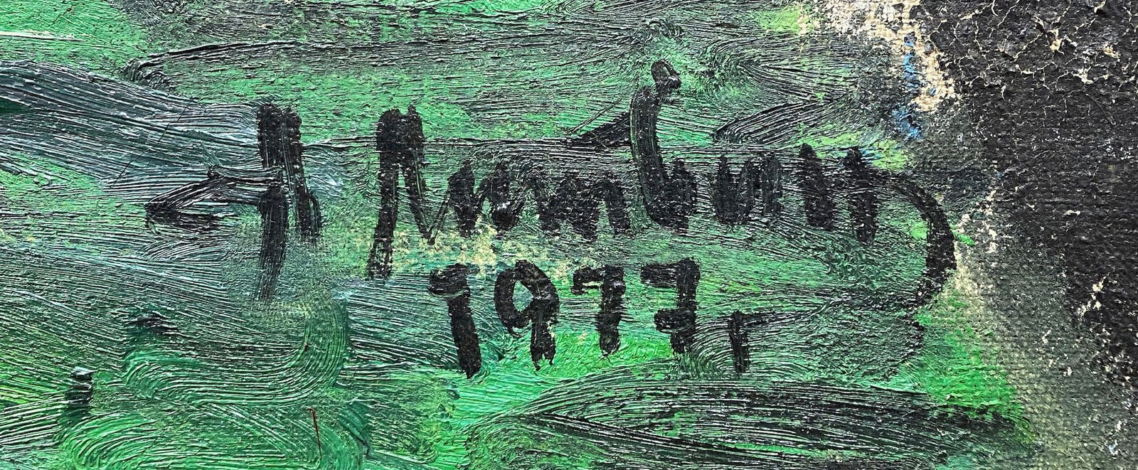 Litvinov Oleksiy (Ukrainian artist), "Figure woman near a plate of fruit", oil on canvas - 3