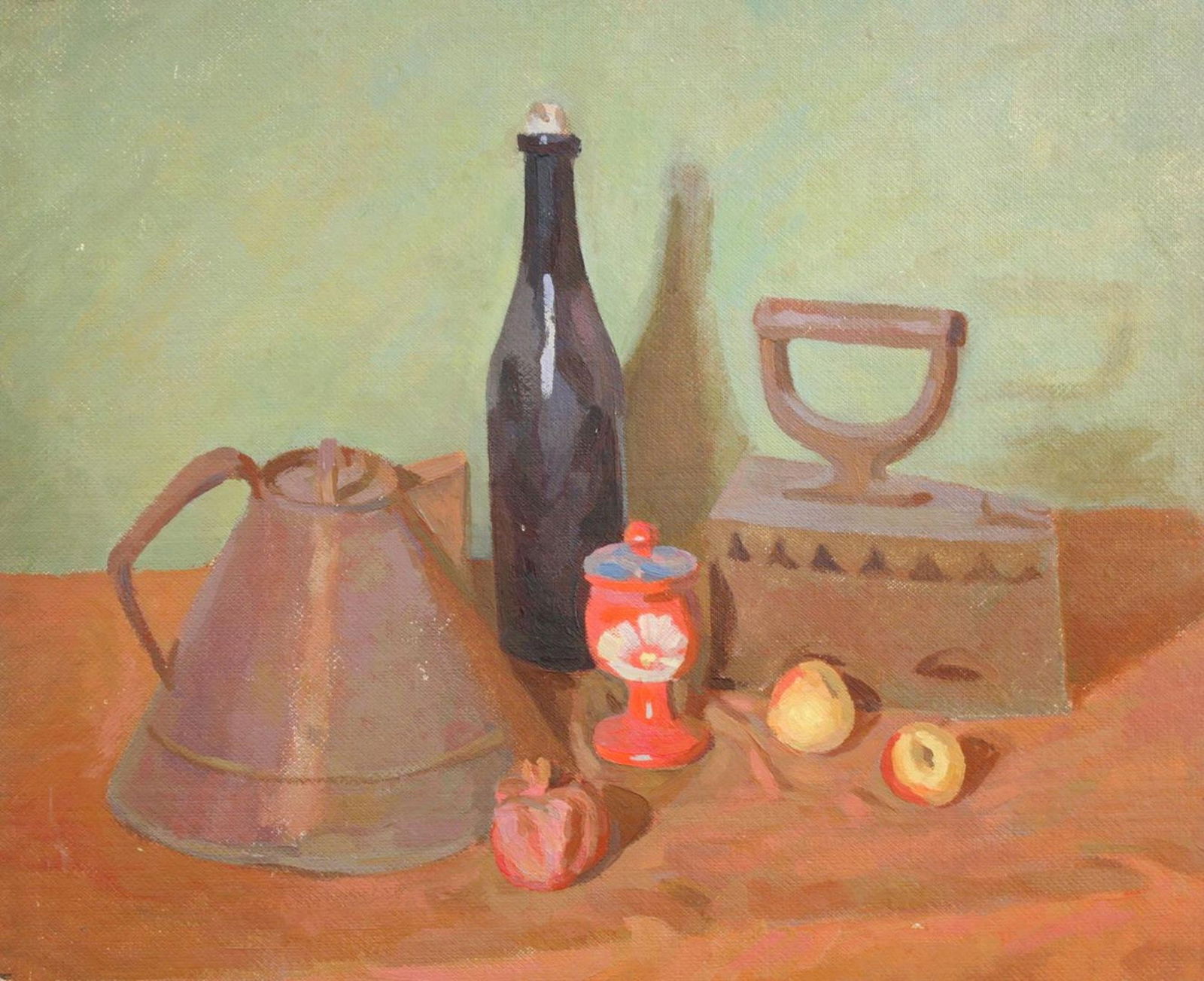 Lah Rostislav (Ukrainian artist), "Kitchen still life", oil on cardboard: Title: Lah Rostislav (Ukrainian artist), "Kitchen still life", oil on cardboard Artist: Lah Rostislav Ivanovich Description: ARTIST: Lah Rostislav Ivanovich, Ukrainian artist TITLE: "Kitchen still