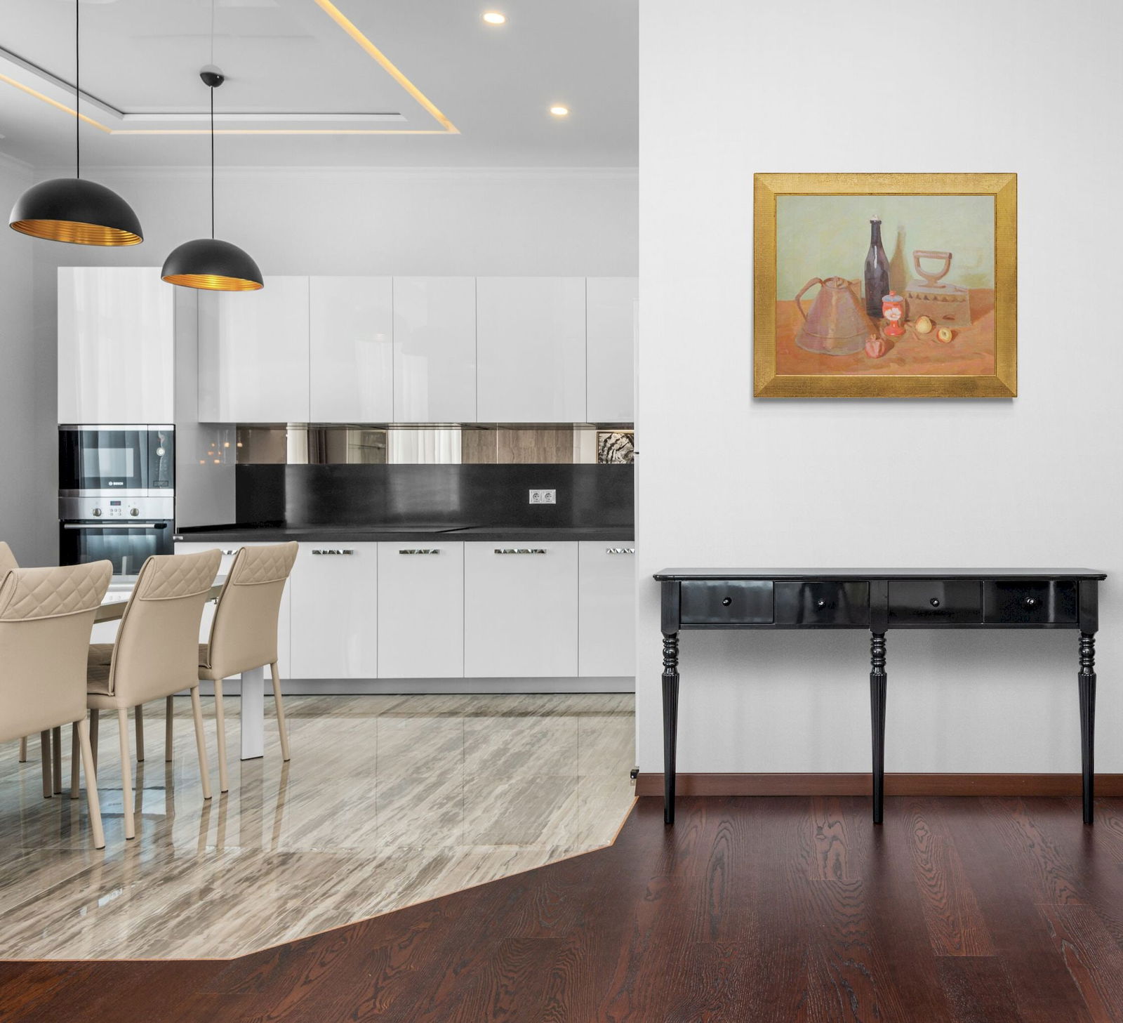 Lah Rostislav (Ukrainian artist), "Kitchen still life", oil on cardboard - 2