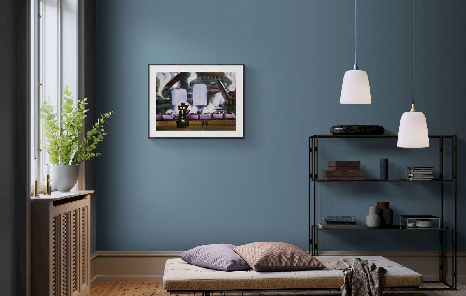 Kirilkov Valentin (Ukrainian artist), "Krivorozhstal" series", watercolor on paper - 2