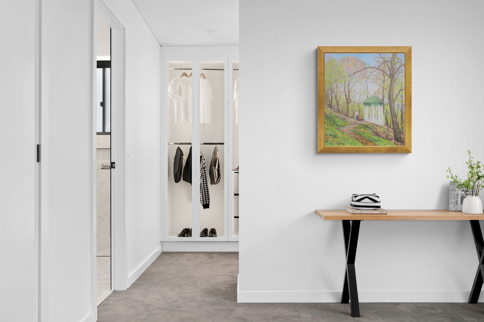 Sorokoletov Yuri (Ukrainian artist), "In the park", oil on canvas - 2