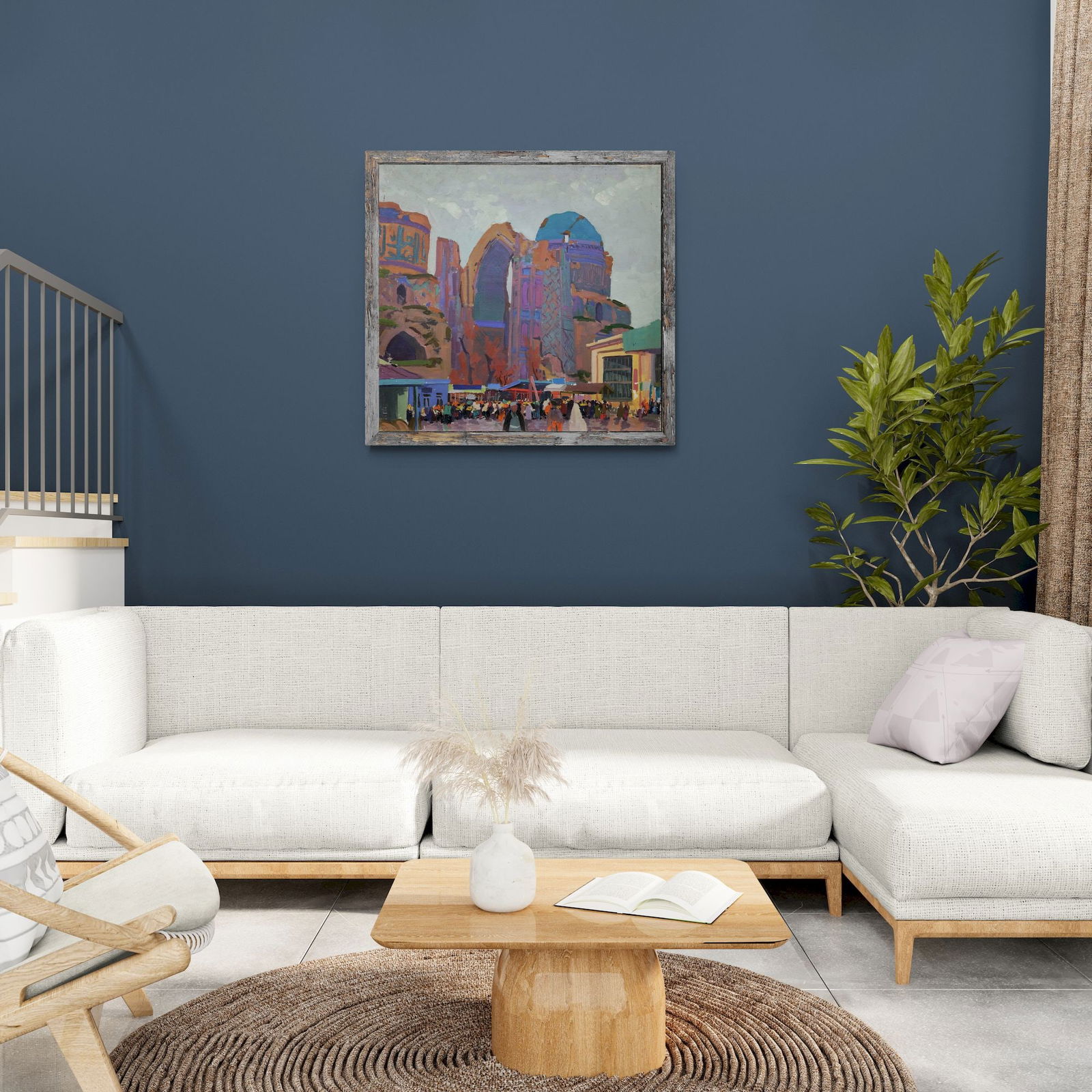 Akinshin Mykhaylo (Ukrainian artist), "Bibi-khanum mosque", oil on canvas - 2