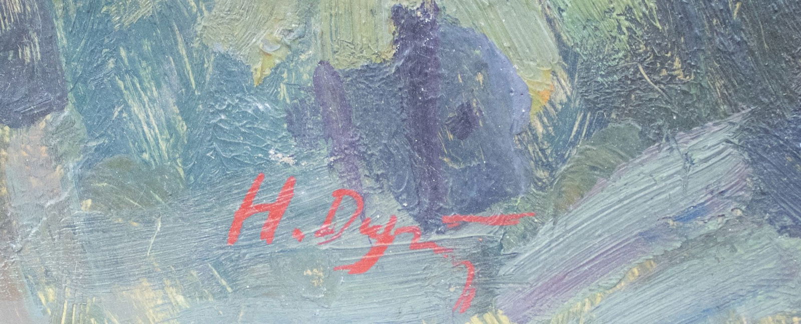 Dubina Mykola (Ukrainian artist), "Church", oil on cardboard - 3