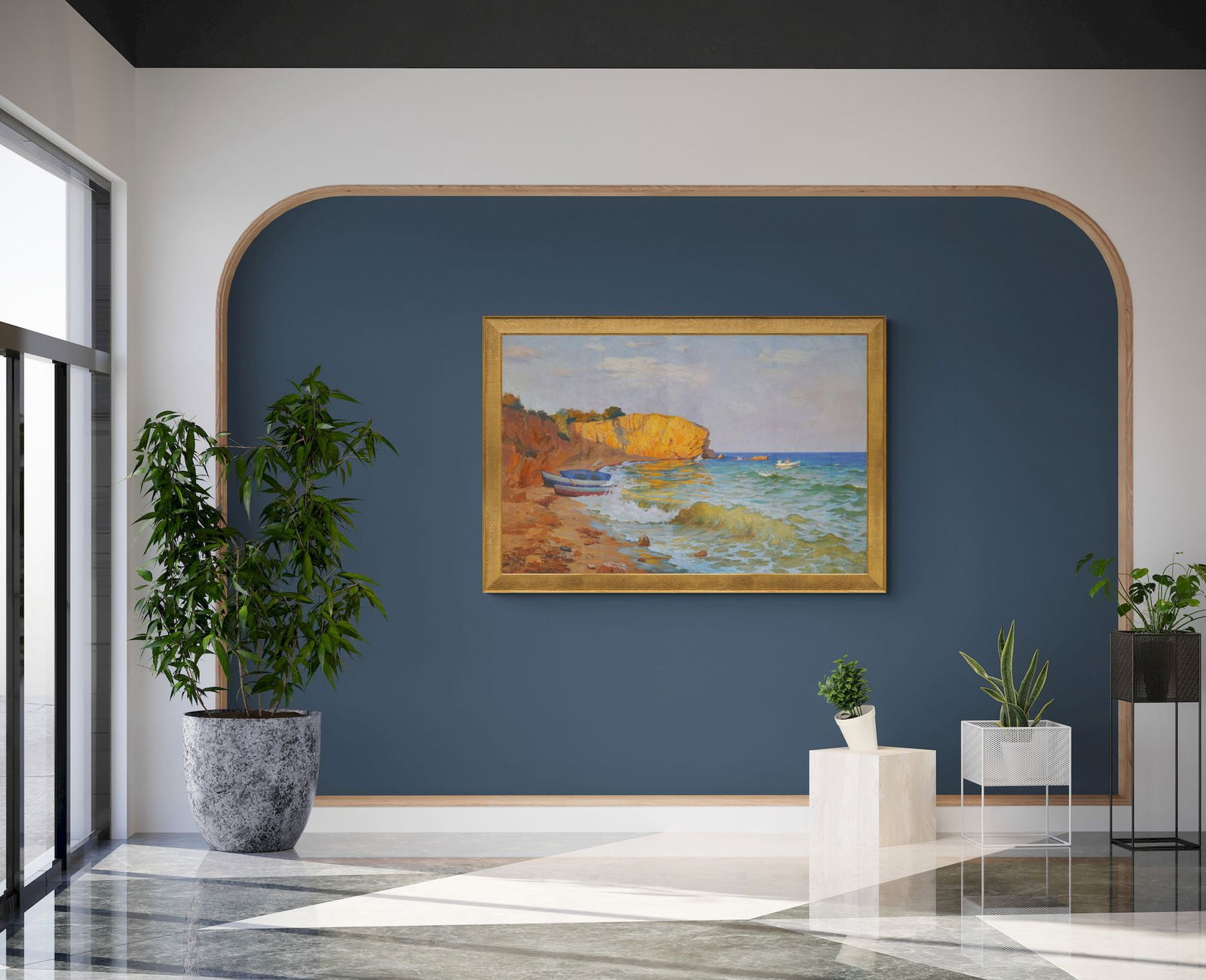 Loboda Ivan (Ukrainian artist), "Sea", oil on canvas - 2