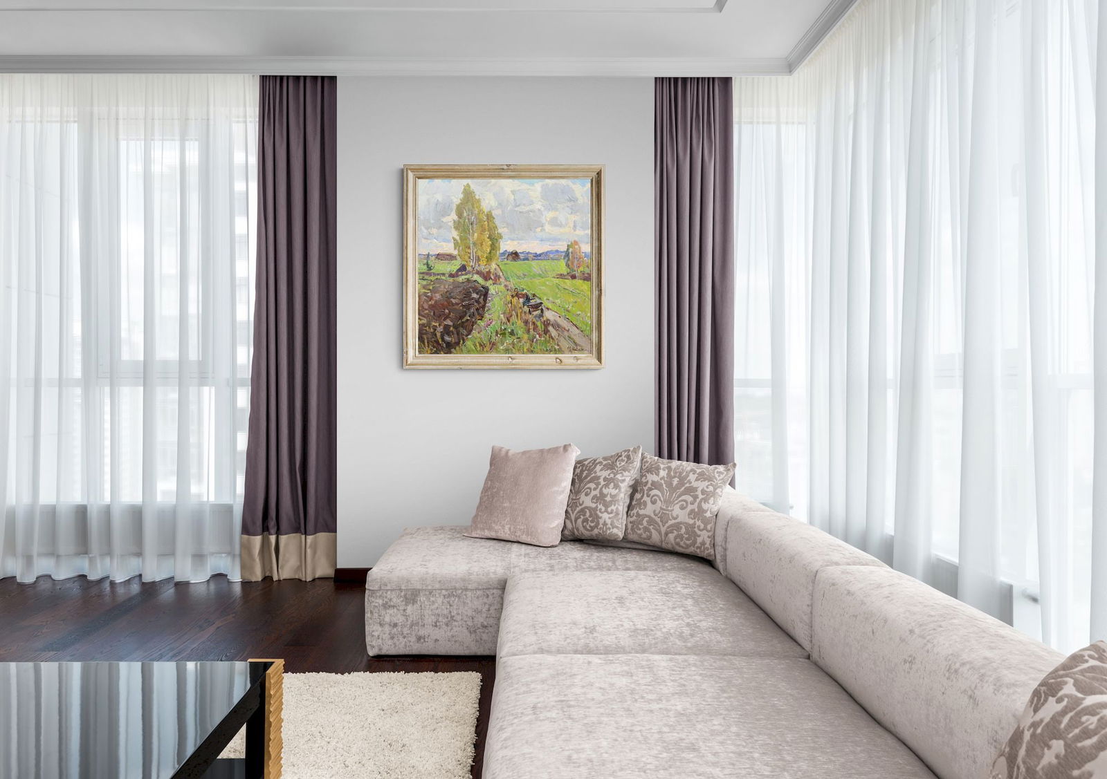 Kokin Mykhaylo (Ukrainian artist), "Land", oil on canvas - 2