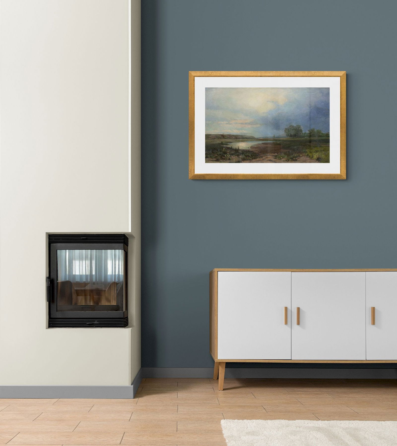 Marynychenko Grigory (Ukrainian artist), "Wet meadow (copy of F.A. Vasilev)", oil on canvas - 2