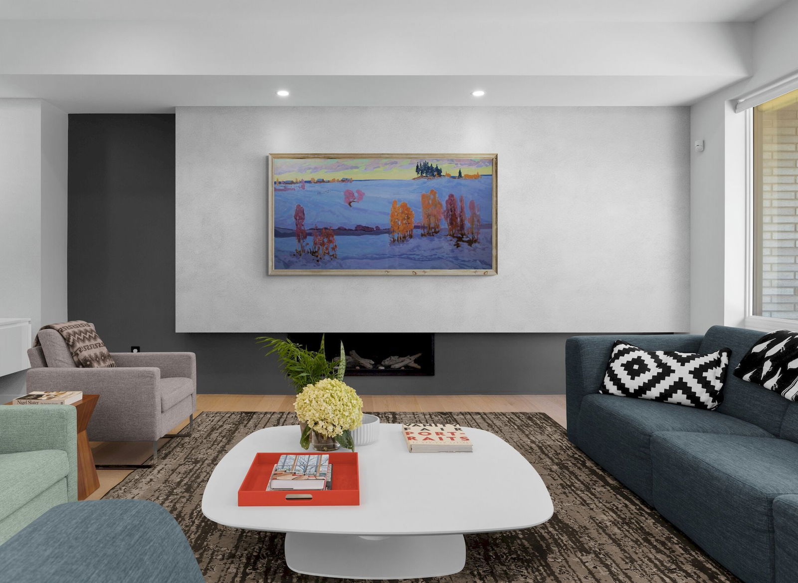 Akinshin Mykhaylo (Ukrainian artist), "Winter", oil on canvas - 2