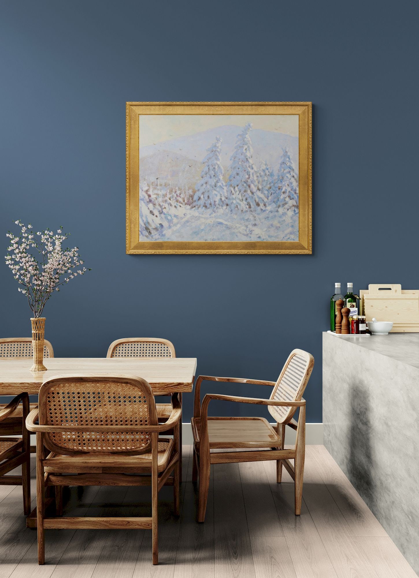 Nesterenko Boris (Ukrainian artist), "Winter magic", oil on canvas - 2