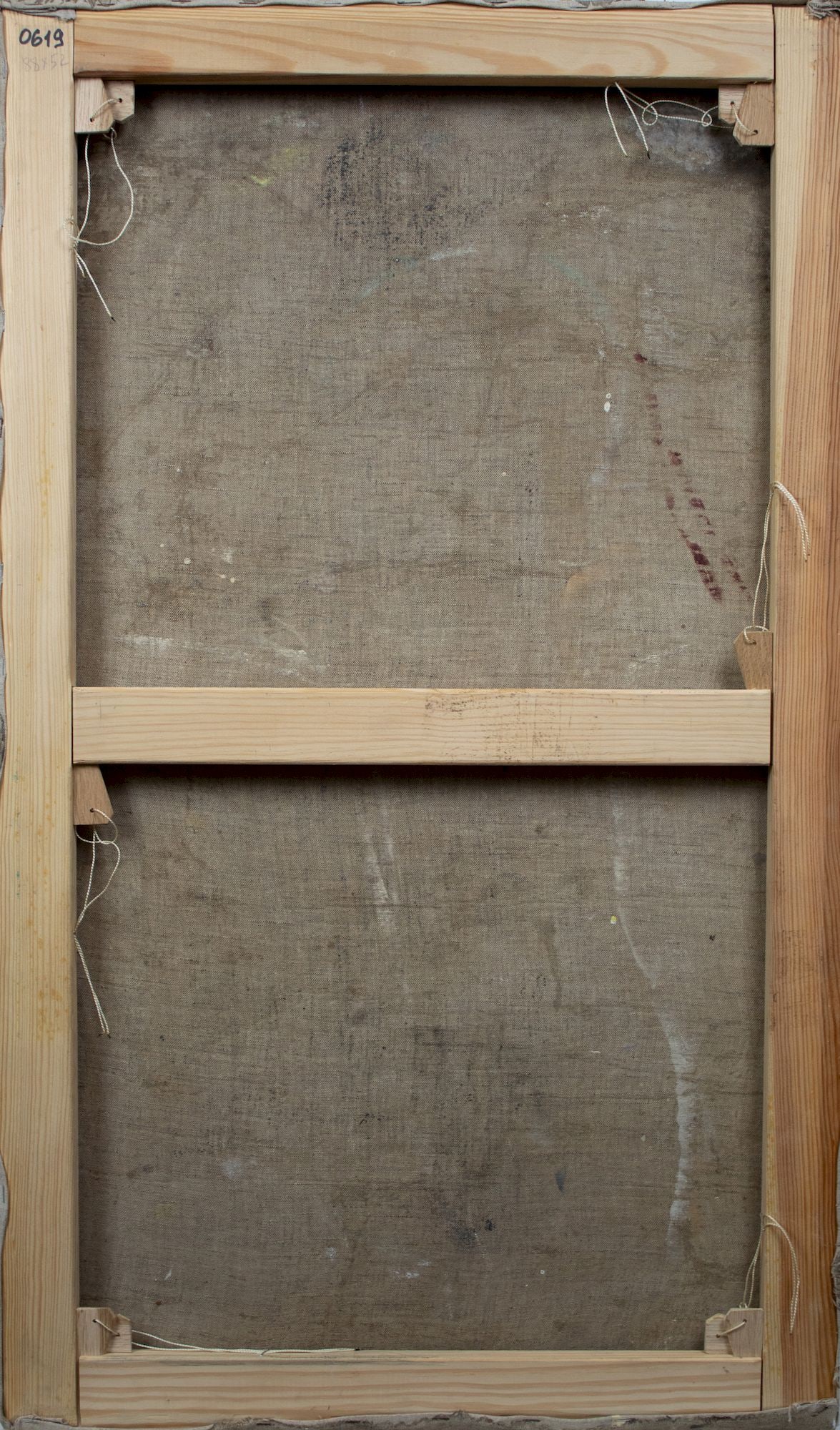 Marton Adalbert (Ukrainian artist), "Woman on a chair", oil on canvas - 4