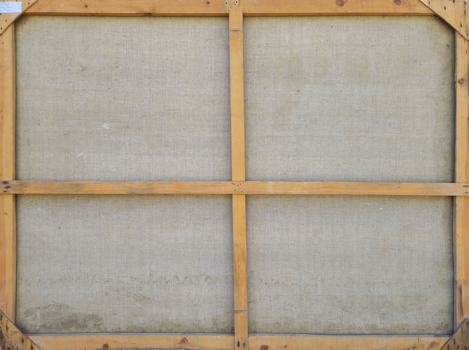 Unidentified (Ukrainian artist), "Wide river", oil on canvas - 3