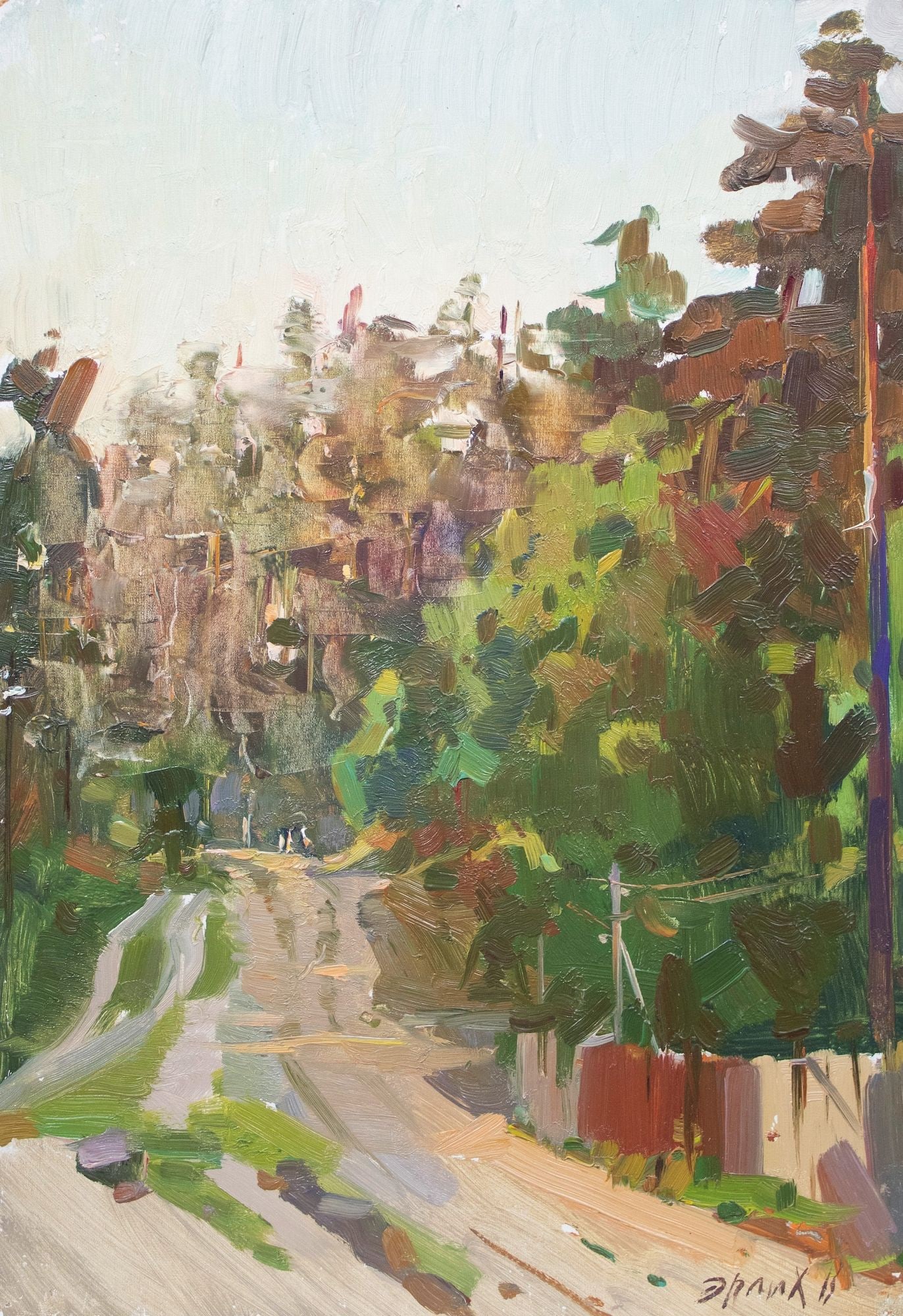 Erlih Volodymyr (Ukrainian artist), "Pusha-Voditsa", oil on cardboard: Title: Erlih Volodymyr (Ukrainian artist), "Pusha-Voditsa", oil on cardboard Artist: Erlih Volodymyr Isaakovich Description: ARTIST: Erlih Volodymyr Isaakovich, Ukrainian artist TITLE: "Pusha-Voditsa"