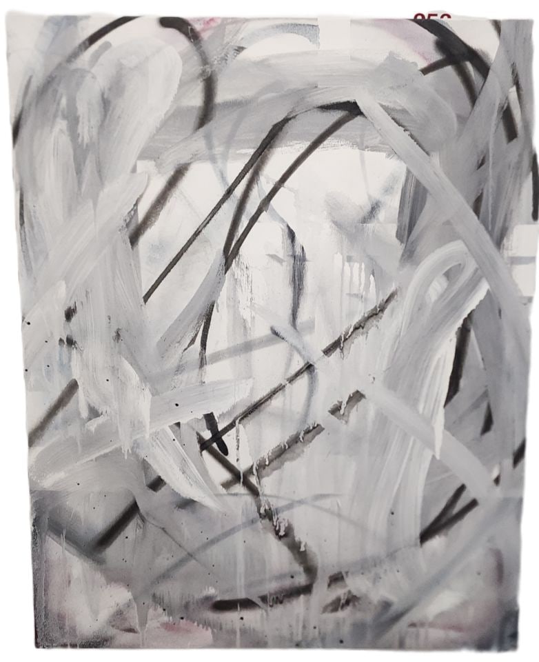 Mark Fraser-Betts 2021 large postmodern abstract oil painting entitled "Hope" (1 of 6)