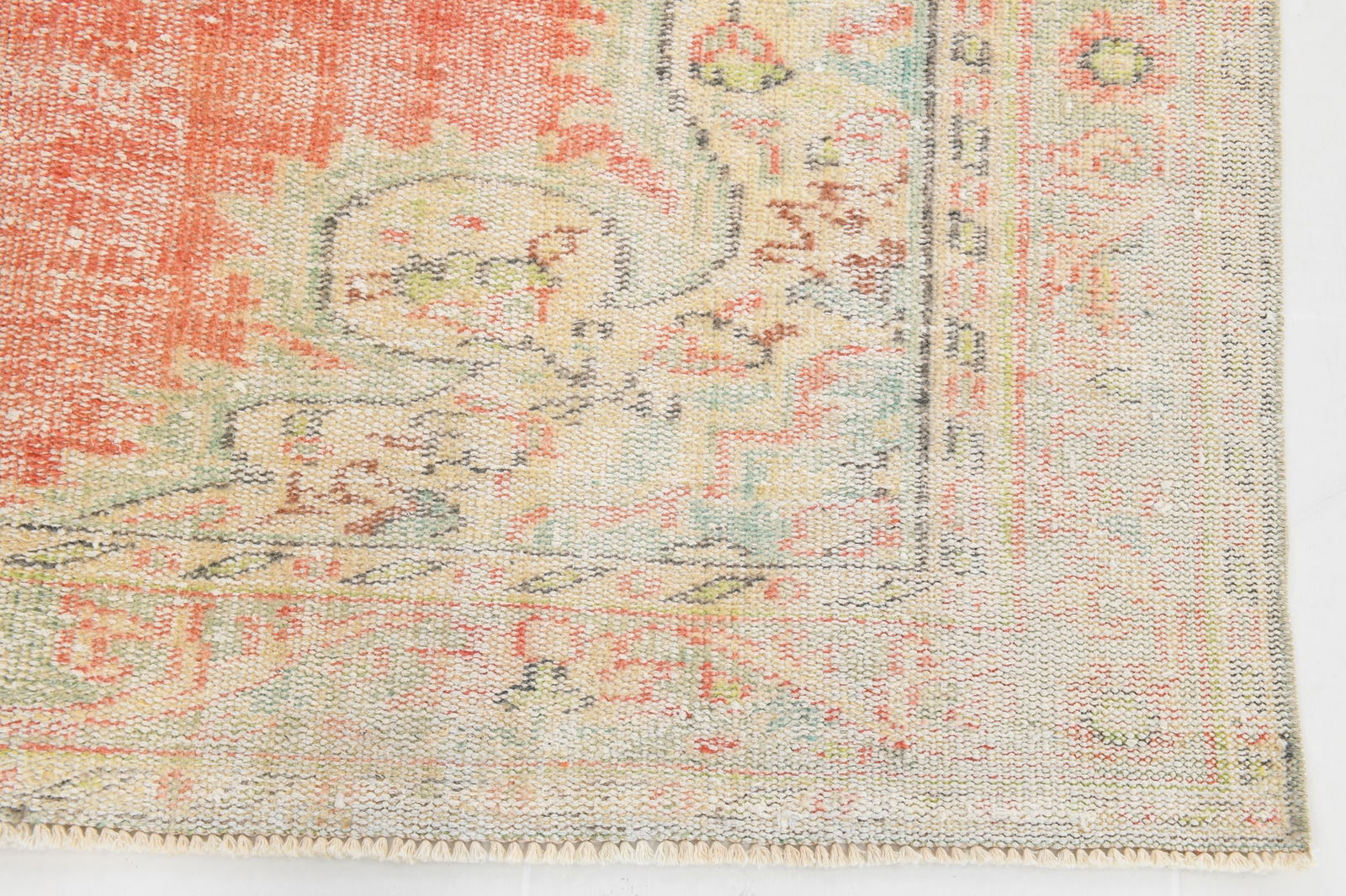 5'8'' x 7'10'' Handmade Vintage Wool Rug - 20600 - 14