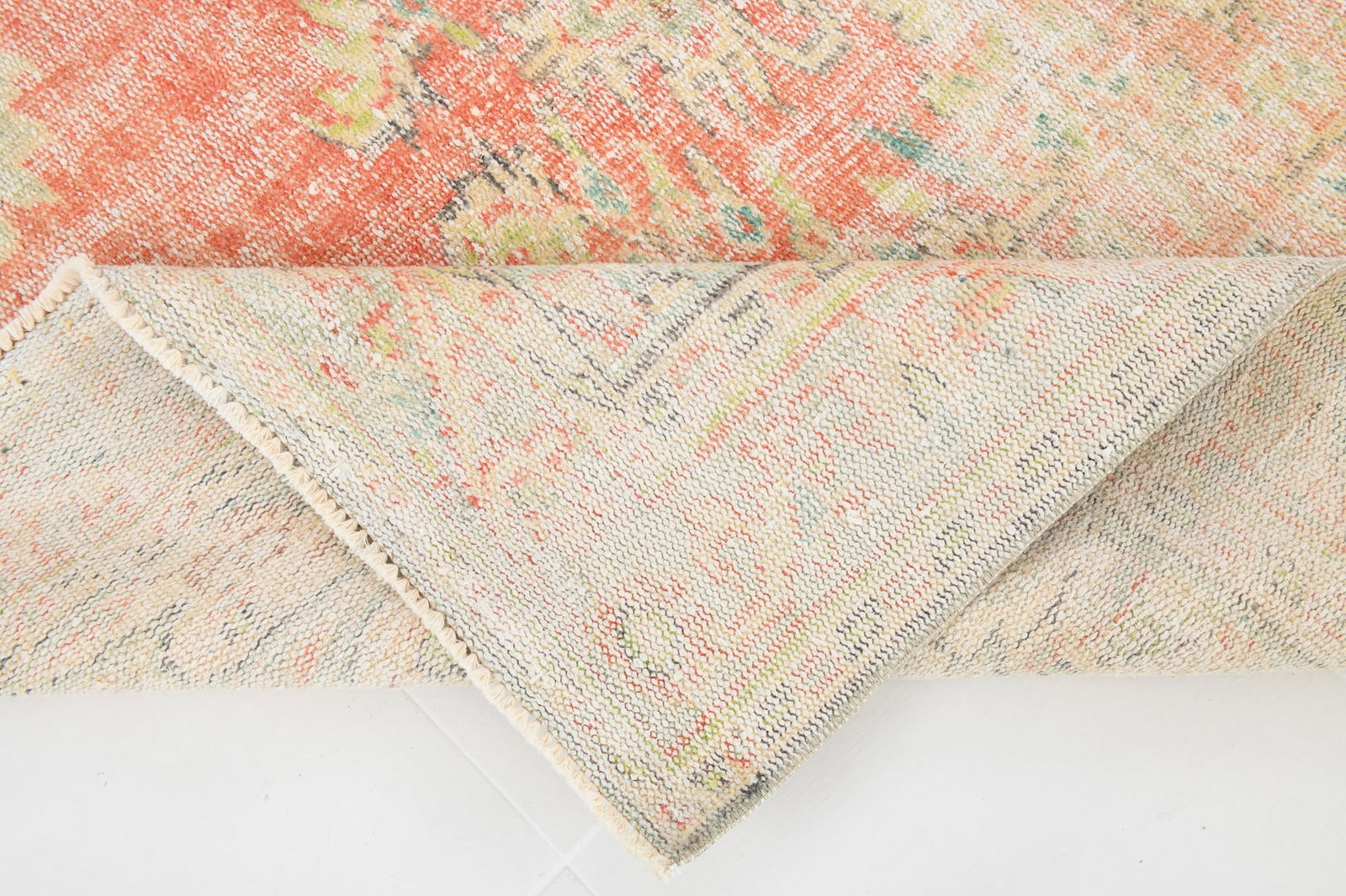 5'8'' x 7'10'' Handmade Vintage Wool Rug - 20600 - 16