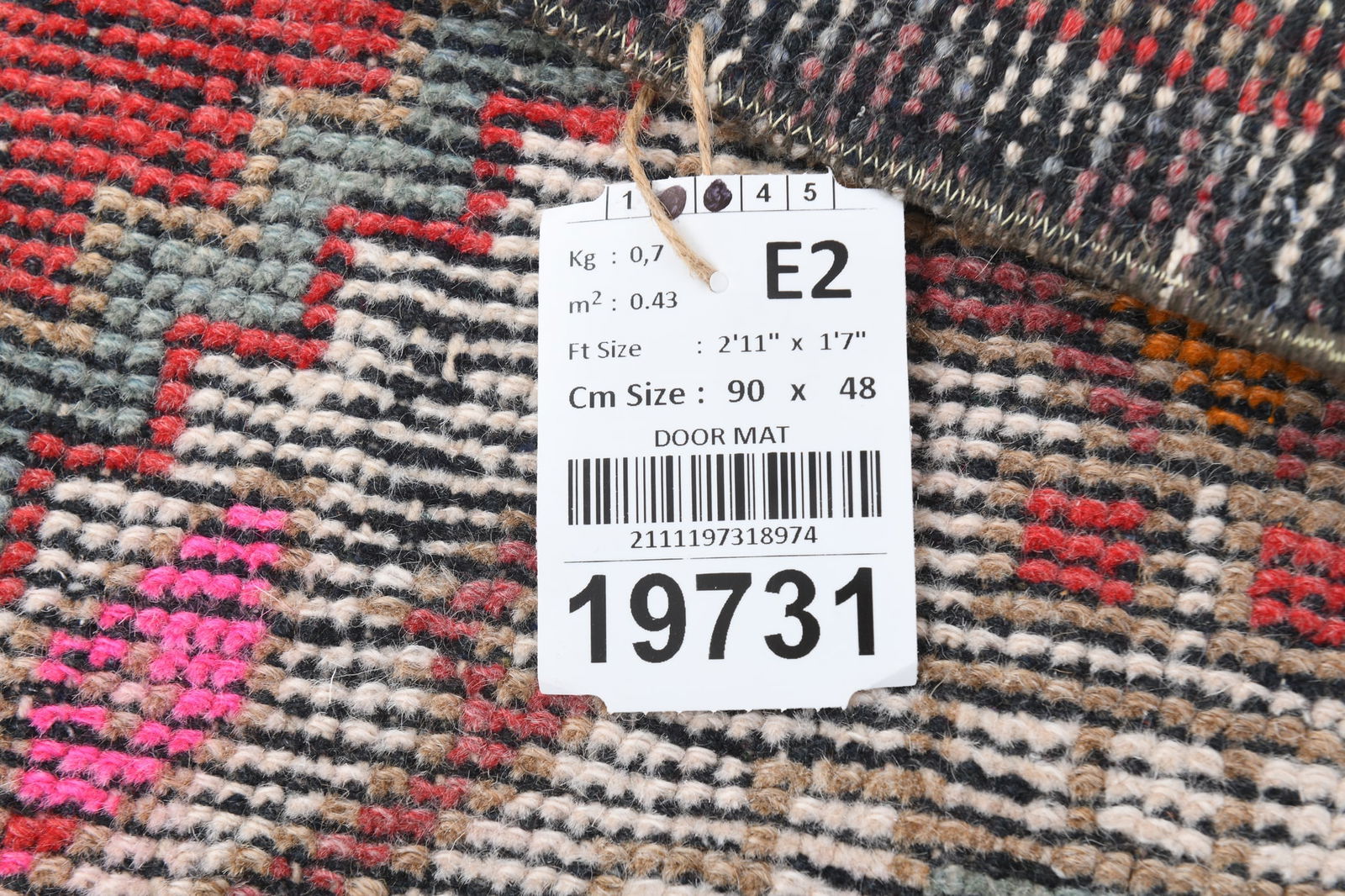 1'6'' x 2'11'' Decorative Vintage Rug - 19731 - 18