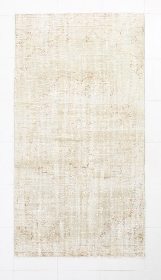 3'10'' x 7'5'' Turkish Vintage Runner Rug - 24427