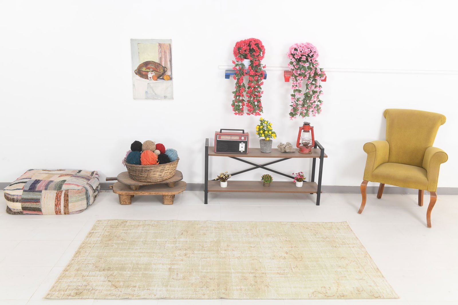 3'10'' x 7'5'' Turkish Vintage Runner Rug - 24427 - 4