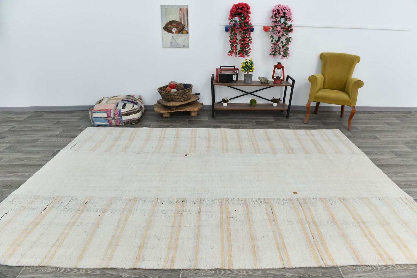 7'10'' x 11'8'' VINTAGE FLOOR CUSHION - 2238 - 2