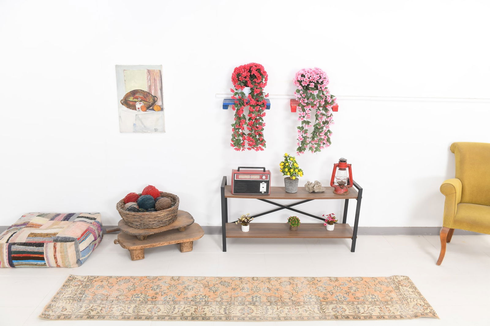 1'9'' x 8'9'' Decorative Vintage Rug - 18049 - 4