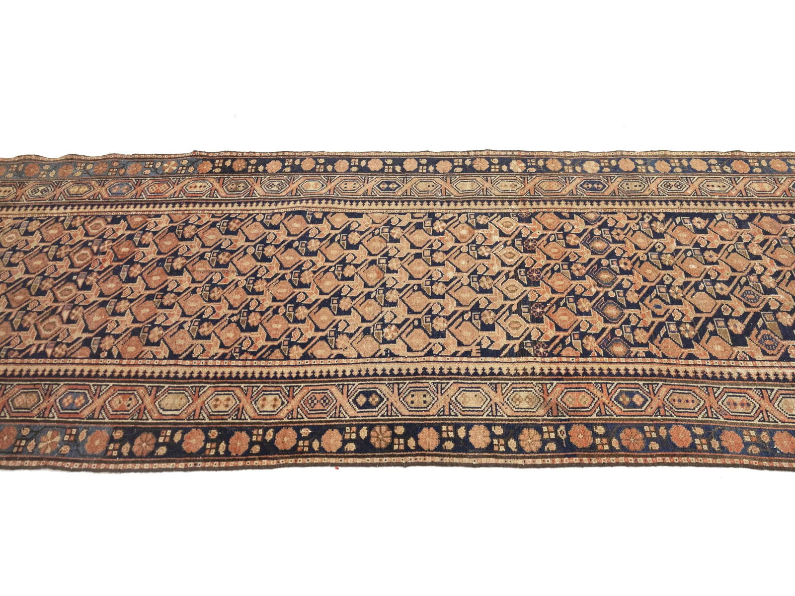 Antique Muted Tribal 3X11 Malayer Persian Runner Rug - 6