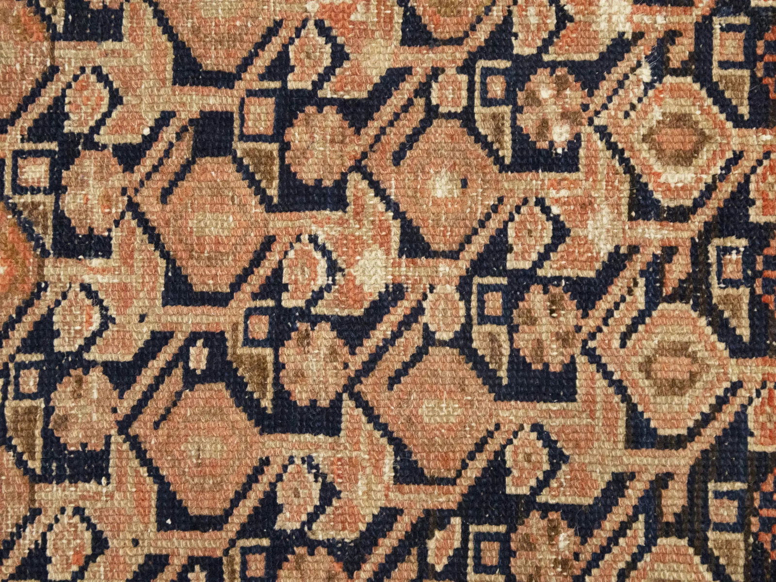 Antique Muted Tribal 3X11 Malayer Persian Runner Rug - 7