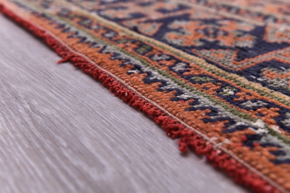 2'7'' x 11'7'' Handmade Vintage Wool Rug - 244402 - 13