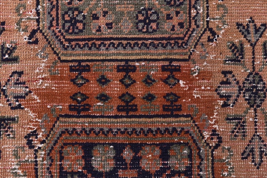 2'7'' x 11'7'' Handmade Vintage Wool Rug - 244402 - 7