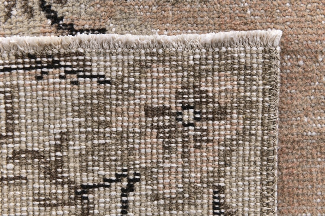 5'2'' x 8'6'' Handmade Vintage Wool Rug - 240826 - 11