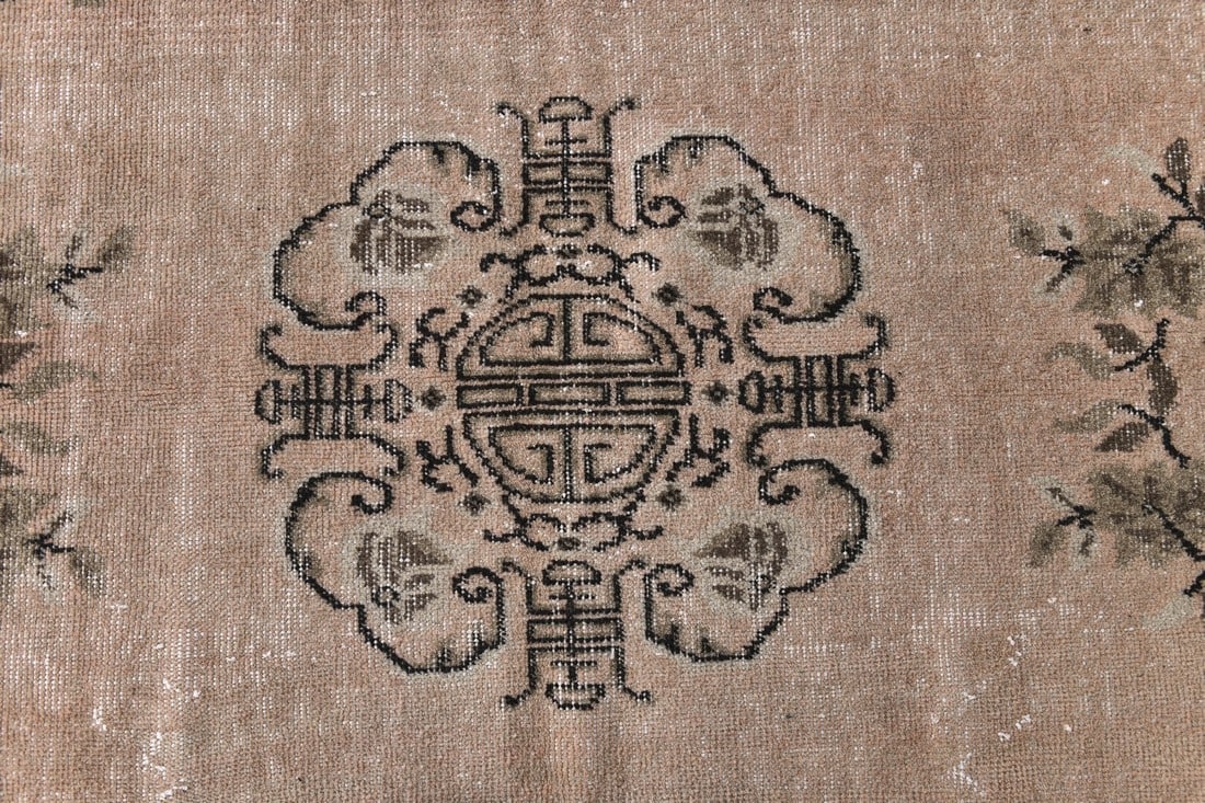 5'2'' x 8'6'' Handmade Vintage Wool Rug - 240826 - 5