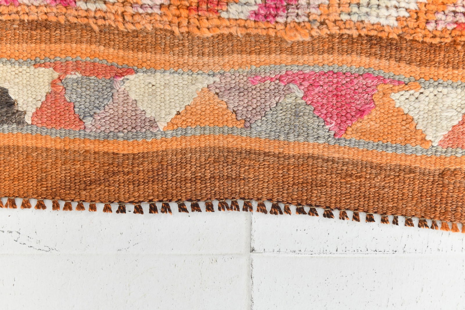 2'7'' x 12'1'' Vintage Wool Runner Rug - 23759 - 17