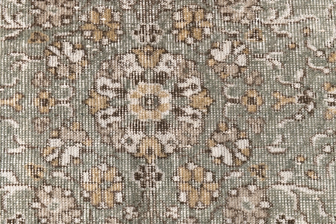 6'6'' x 10'8'' Handmade Vintage Wool Rug - 240869 - 6