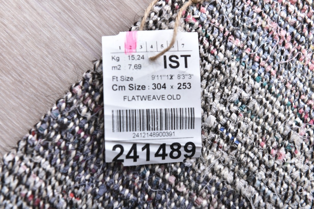 8'3'' x 9'11'' Handmade Vintage Wool Rug - 241489 - 13