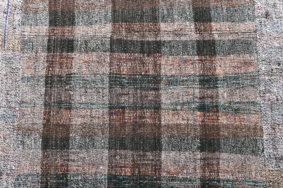 8'3'' x 9'11'' Handmade Vintage Wool Rug - 241489 - 5