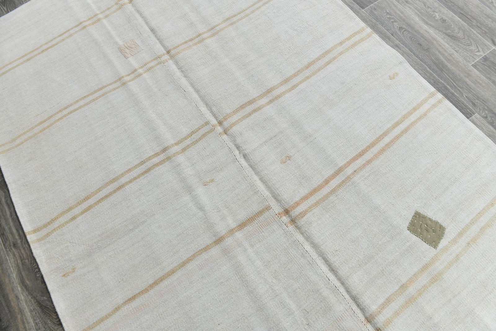 5'7'' x 9'0'' Turkish Vintage Hemp Rug - 53292 - 9