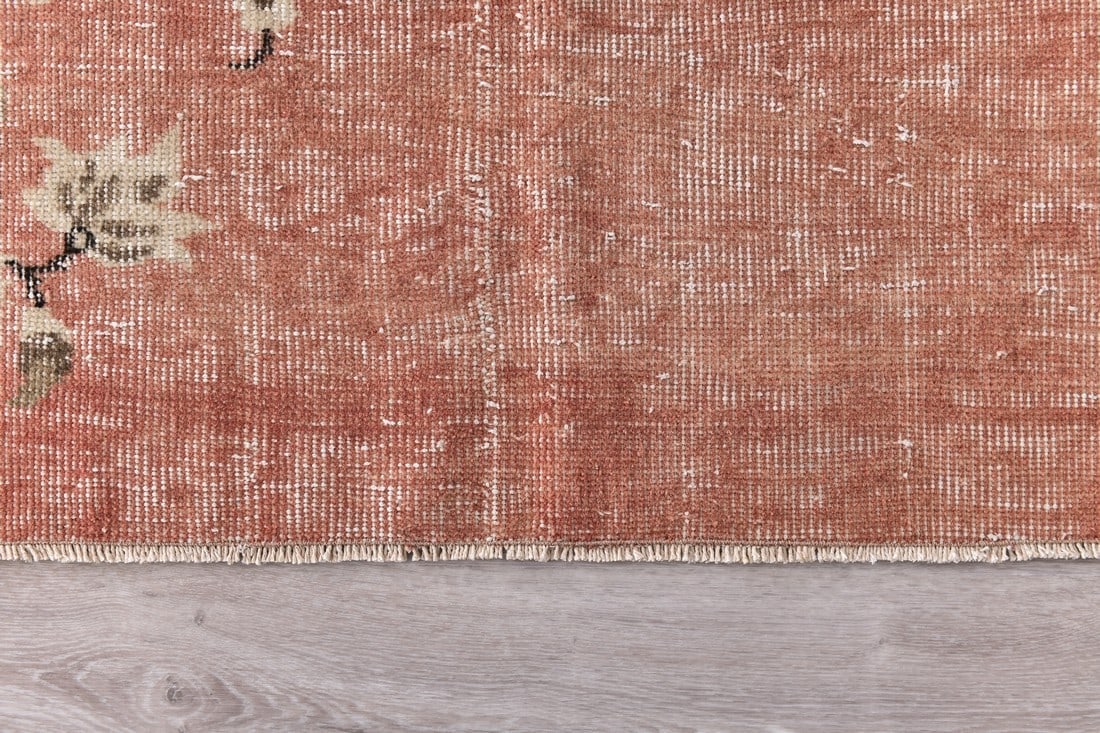 5'10'' x 9'2'' Handmade Vintage Wool Rug - 240828 - 9