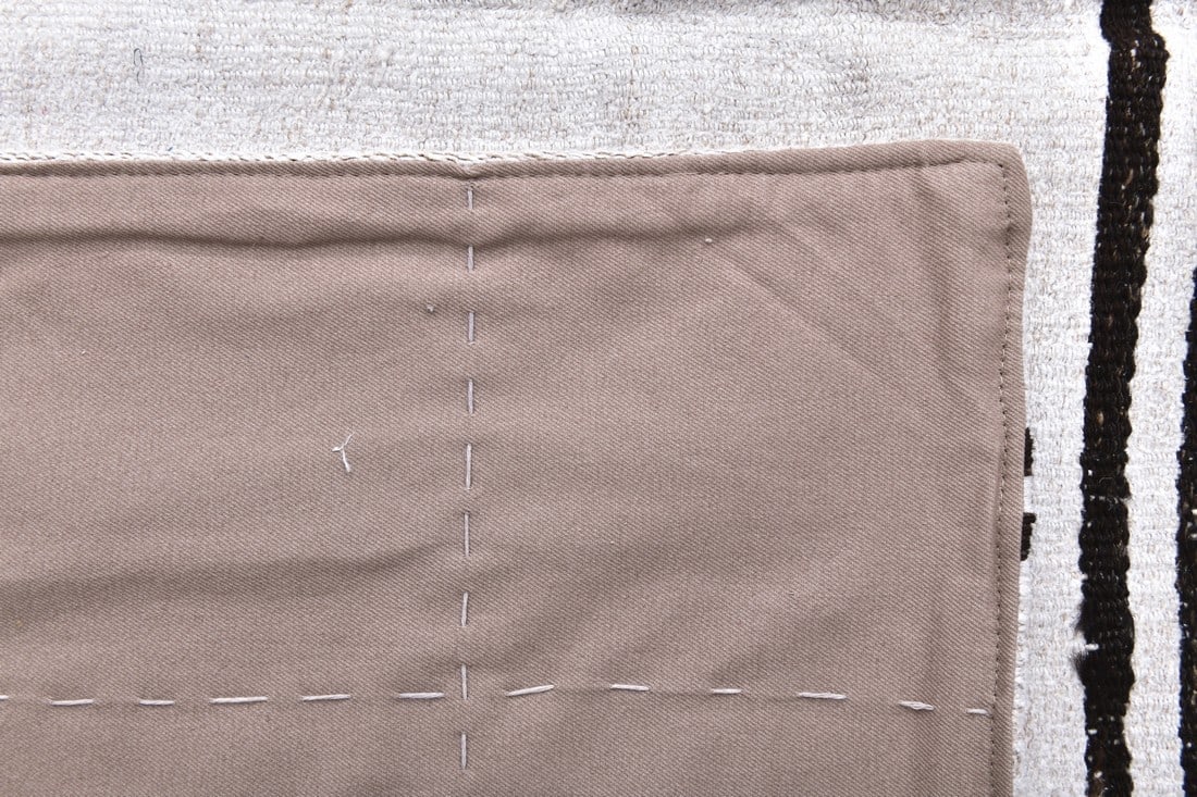 6'2'' x 9'6'' Turkish Vintage Hemp Rug - 240383 - 11