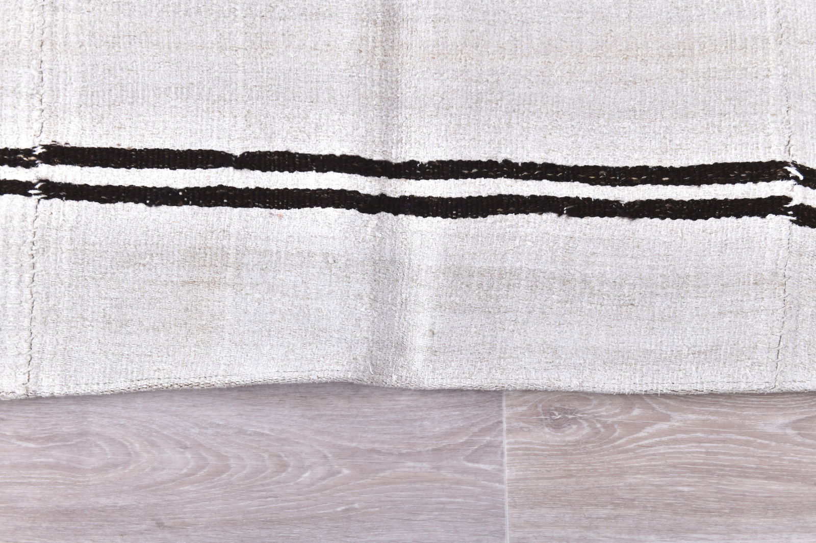 6'2'' x 9'6'' Turkish Vintage Hemp Rug - 240383 - 9