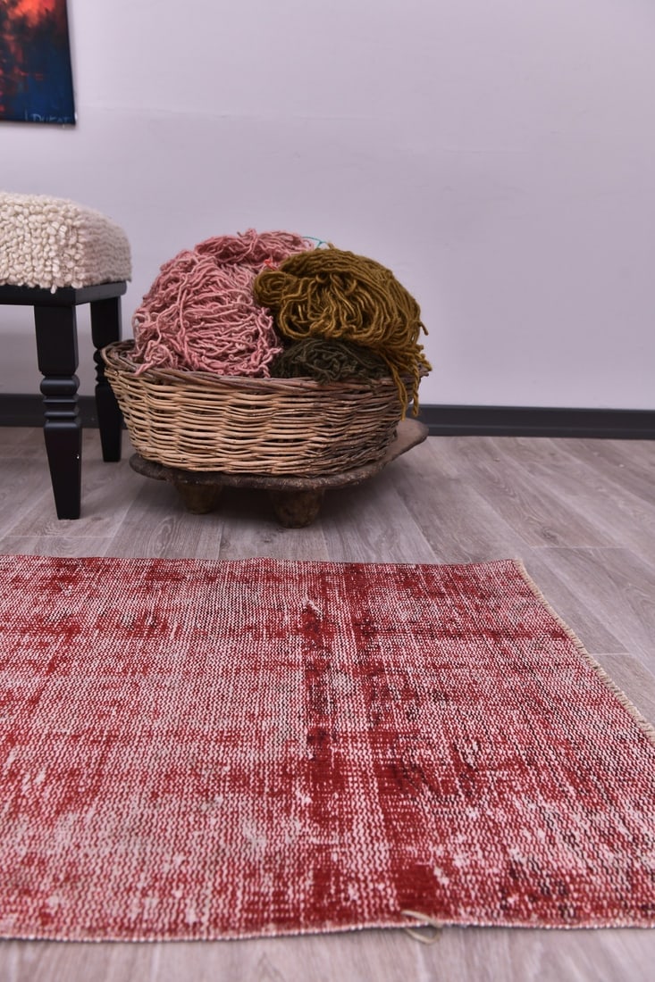 1'11'' x 3'3'' Handmade Vintage Wool Rug - 244498 - 15