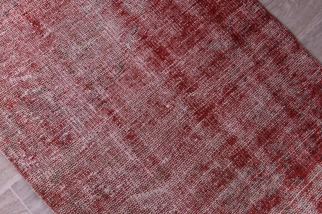 1'11'' x 3'3'' Handmade Vintage Wool Rug - 244498: Title: 1'11'' x 3'3'' Handmade Vintage Wool Rug - 244498 Description:1'11'' x 3'3'' Handmade Vintage Wool Rug - 244498 Origin:Turkiye Date/Period:1960-90 Materials:Wool,Cotton Dimension:1'11''x3'3'' f